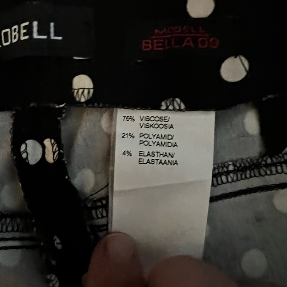 Black polka dot pants - Picture 4 of 8